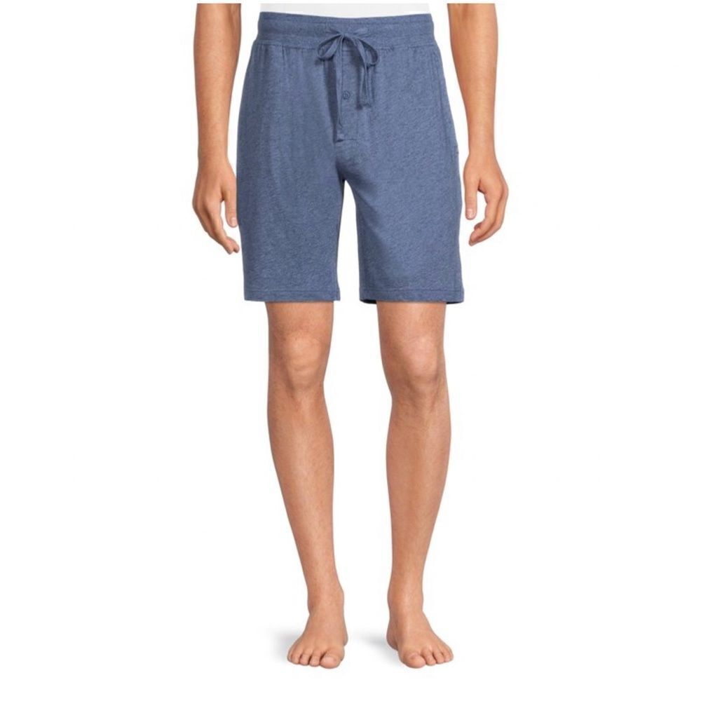 Hanes Men's Cotton Modal ComfortFlexFit Sleep Shorts, 2-Pack - Picture 3 of 6